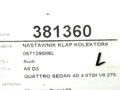 REGULÁTOR KLAPIEK SACIEHO POTRUBIA AUDI A8 D3 (4E2, 4E8) 2002 - 2010 057129086L