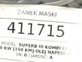 ZÁMOK KAPOTY SKODA SUPERB III KOMBI (3V5) 2015 - 2022 3V0823509B