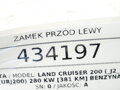ZÁMOK PREDNÝ ĽAVÝ TOYOTA LAND CRUISER 200 (_J2_) 2007 - 2022
