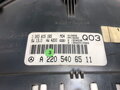 TACHOMETER BUDÍKY MERCEDES-BENZ CLASS S (W220) 1998 - 2005 A2205406511