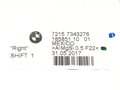 KOĽAJNICE KUFRA SADA BMW X6 (F16, F86) 2014 - 2019 7343276_7343275