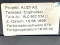 DRŽIAK NA NÁPOJE AUDI A3 (8L1) 1996 - 2006 8L0862534C