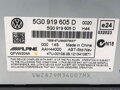 RÁDIO VW GOLF VII (5G1, BQ1, BE1, BE2) 2012 - 2022 5G0919605D