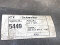 Lišta prahová ľavá Audi A7 Sportback (4GA, 4GF) 2010 - 2018 4G8853855E
