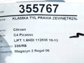 Kľučka zadná pravá vonkajšia Citroen C4 Picasso I (MPV) (UD_) 2006 - 2015 9675341580