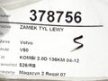 Zámok zadný ľavý Volvo V50 (545) 2003 - 2012 30753668