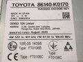 Displej rádio Toyota Yaris (_P21_, _PA1_, _PH1_) 2020 - 2022 86140-K0170