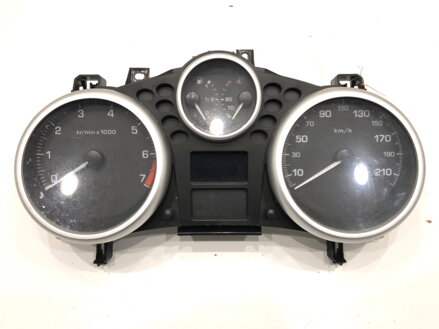TACHOMETER BUDÍKY PEUGEOT 207 (WA_, WC_) 2006 - 2015 9666898580
