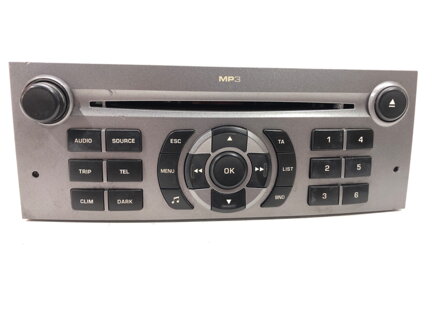 RÁDIO PEUGEOT 407 SW (6E_) 2004 - 2011 9664636277