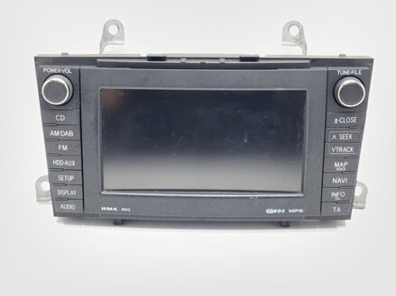 RÁDIO DISPLEJ TOYOTA AVENSIS KOMBI (_T27_) 2009 - 2018 86120-20A80