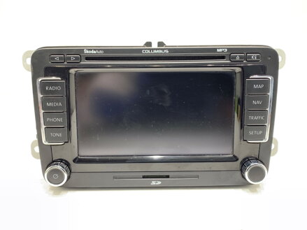 RÁDIO SKODA SUPERB II (3T4) 2008 - 2015 3T0035680