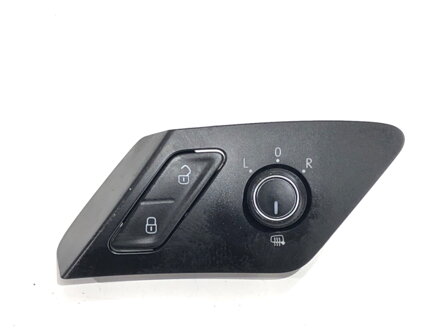 PREPÍNAČ REGULÁCIE ZRKADIEL VW GOLF VII (5G1, BQ1, BE1, BE2) 2012 - 2022 5G0959565Q