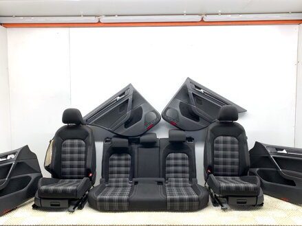 SEDADLÁ LAVICA / SEDAČKA TAPACÍRY SADA VW GOLF VII (5G1, BQ1, BE1, BE2) 2012 - 2022