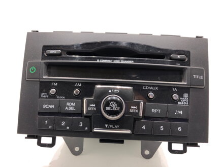 RÁDIO HONDA CR-V III (RE_) 2006 - 2022 39100-SWA-G212-M1
