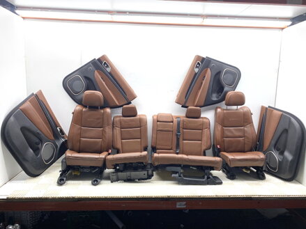 Sedadlá lavica / sedačka tapacíry sada Jeep Grand Cherokee IV (WK, WK2) 2010 - 2022