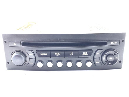 Rádio Peugeot 207 (WA_, WC_) 2006 - 2015 96643697XT