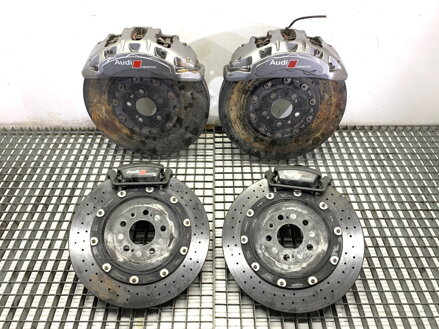 Strmene predný zadný sada swap ceramika Audi A7 Sportback (4GA, 4GF) 2010 - 2018 4G0615301J 4G8615601C