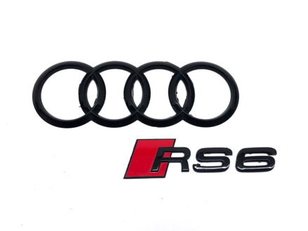 Znak / emblém veka batožinového priestoru zadný Audi A6 C8 Avant (4A5) 2018 - 2022