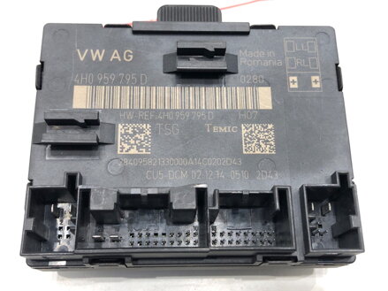 Modul dvere zadné pravé Audi A8 D4 (4H2, 4H8, 4HC, 4HL) 2009 - 2018 4H0959795D