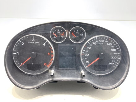 Tachometer budíky Audi A3 (8P1) 2003 - 2013 8P0920930R