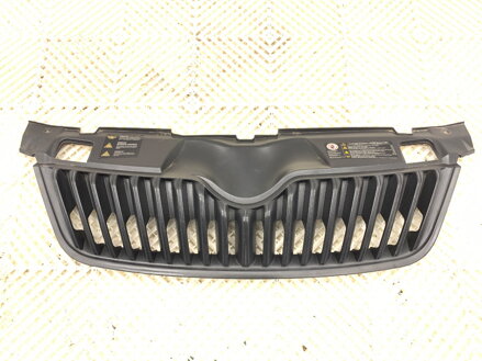 Maska chladiča grill Skoda Fabia II (542) 2006 - 2014 5J0853668B