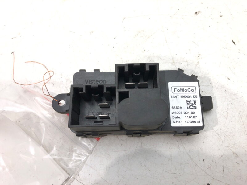 ODPORNÍK VENTILÁTORA / VENTILÁTORY VZDUCHU FORD FOCUS III 2010 - 2022 6G9T-19E624-DB