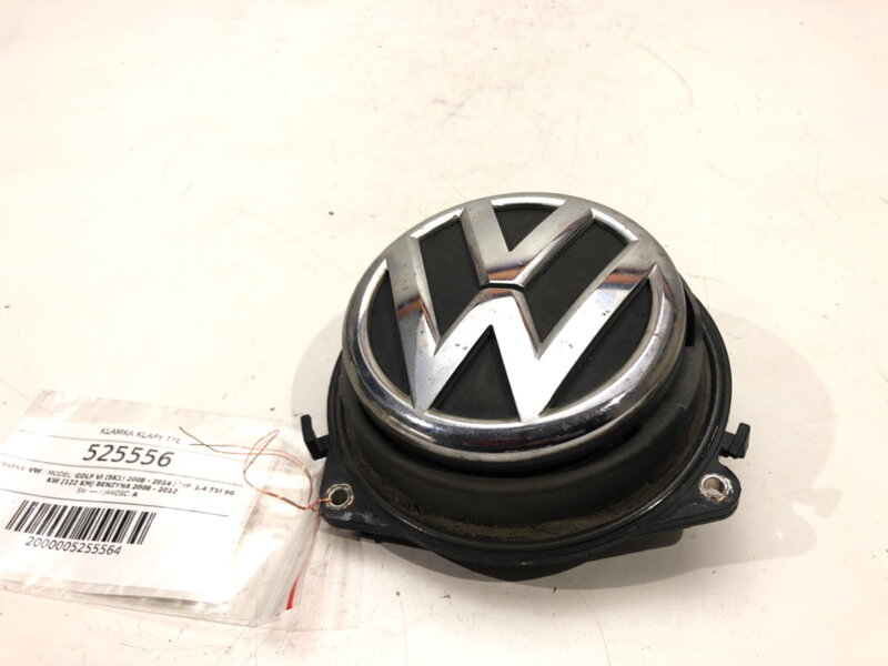 KĽUČKA VEKA BATOŽINOVÉHO PRIESTORU ZADNÁ VW GOLF VI (5K1) 2008 - 2014