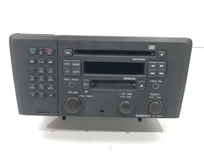 RÁDIO VOLVO S60 I (384) 2000 - 2010 8651152 RÁDIO VOLVO S60 I (384) 2000 - 2010 8651152
