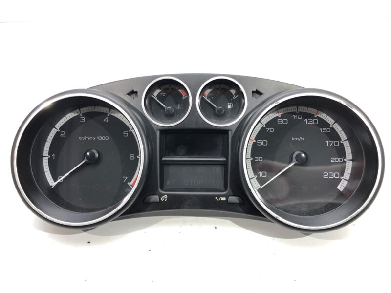 TACHOMETER BUDÍKY PEUGEOT 308 I (4A_, 4C_) 2007 - 2016 9665107380