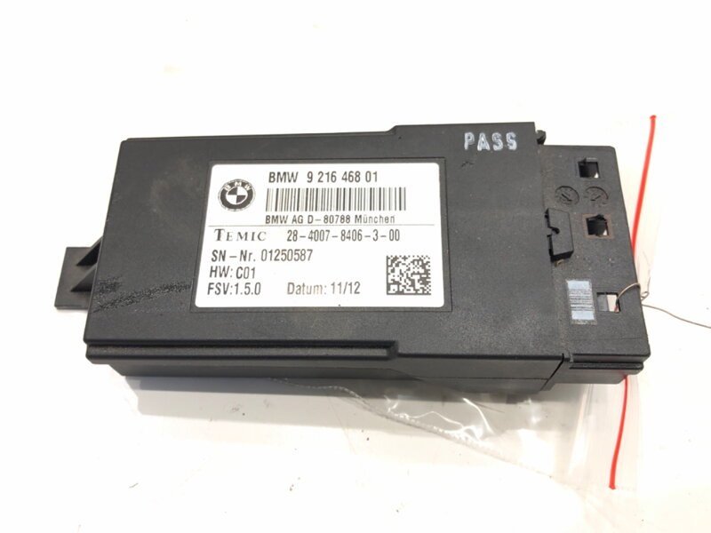 MODUL SEDADLA BMW 5 (F10) 2009 - 2016 9216468 MODUL SEDADLA BMW 5 (F10) 2009 - 2016 9216468