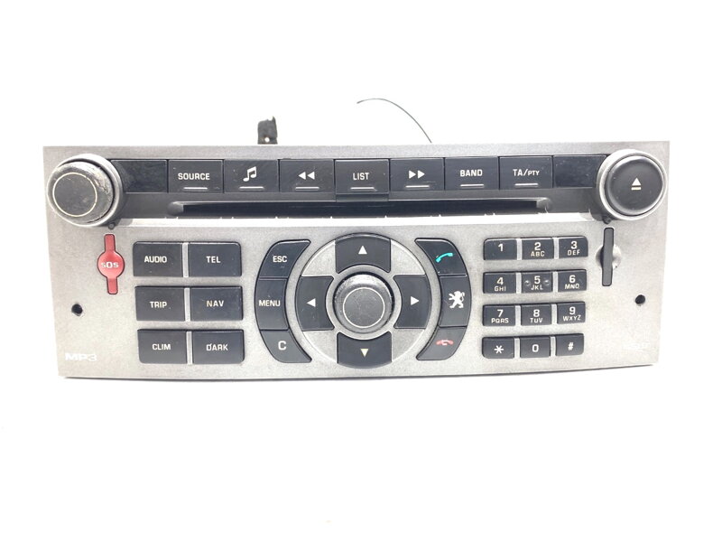 RÁDIO PEUGEOT 407 SW (6E_) 2004 - 2011 96614505YW RÁDIO PEUGEOT 407 SW (6E_) 2004 - 2011 96614505YW