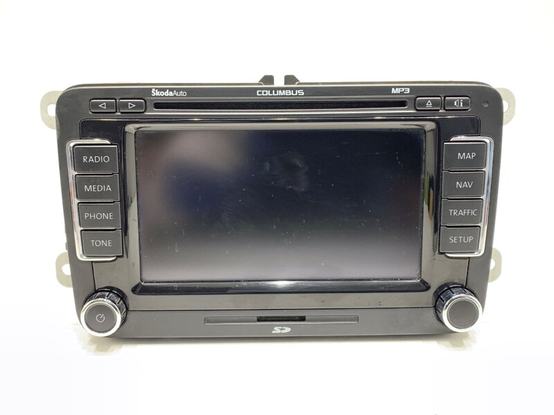 RÁDIO SKODA SUPERB II (3T4) 2008 - 2015 3T0035680