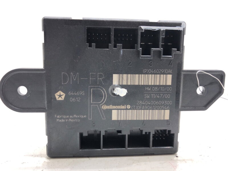 MODUL DVERE PREDNÉ PRAVÉ JEEP GRAND CHEROKEE IV (WK, WK2) 2010 - 2022 04602910AK MODUL DVERE PREDNÉ PRAVÉ JEEP GRAND CHEROKEE IV (WK, WK2) 2010 - 2022 04602910AK