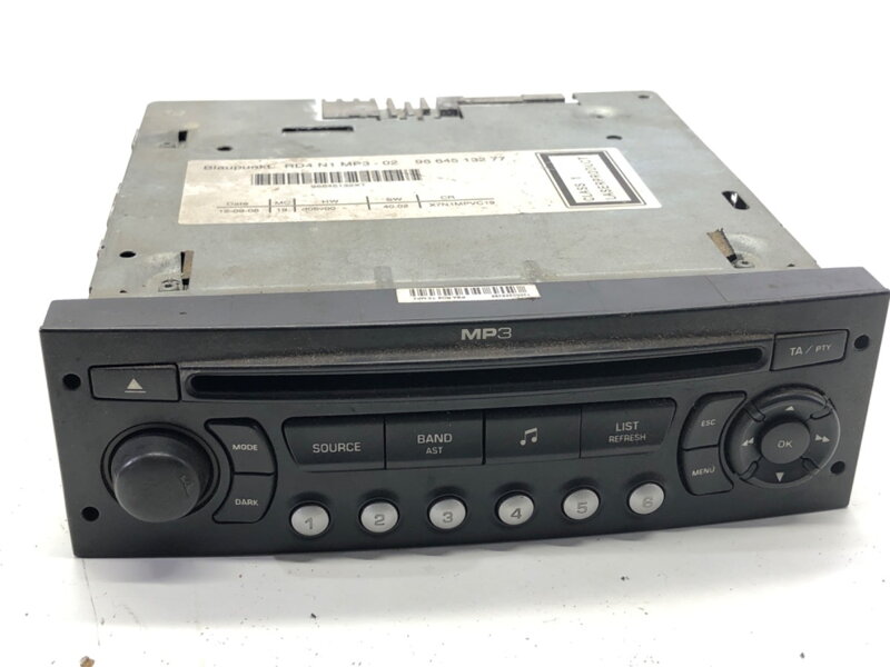 RÁDIO PEUGEOT PARTNER 2008 - 2022 9664513277 RÁDIO PEUGEOT PARTNER 2008 - 2022 9664513277