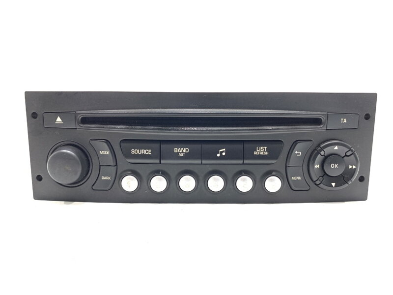 RÁDIO CITROEN BERLINGO (B9) 2008 - 2022 98137862XT RÁDIO CITROEN BERLINGO (B9) 2008 - 2022 98137862XT