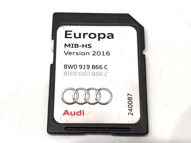 Karta navigácie SD Audi A4 B9 Avant (8W5, 8WD) 2015 - 2025