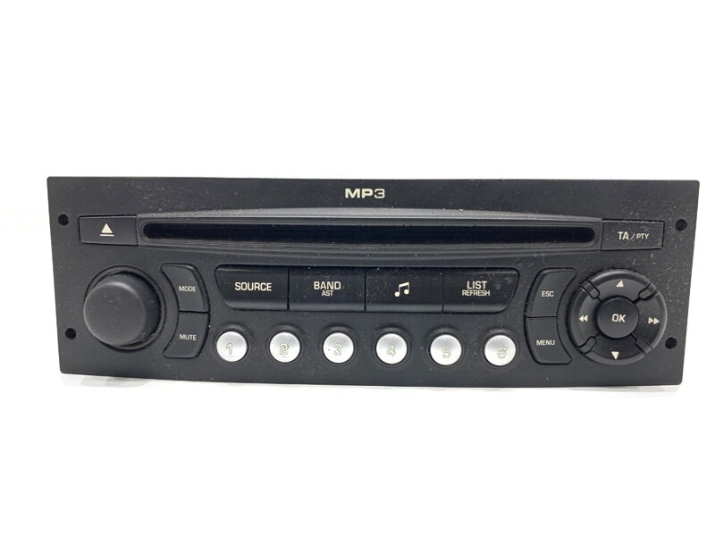 RÁDIO CITROEN C4 PICASSO I (MPV) (UD_) 2006 - 2015 96591777XT00