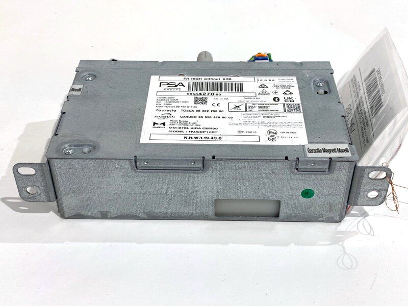 RÁDIO PEUGEOT 308 SW III (FC_, FJ_, FR_, F4_) 2021 - 2022 9853427880