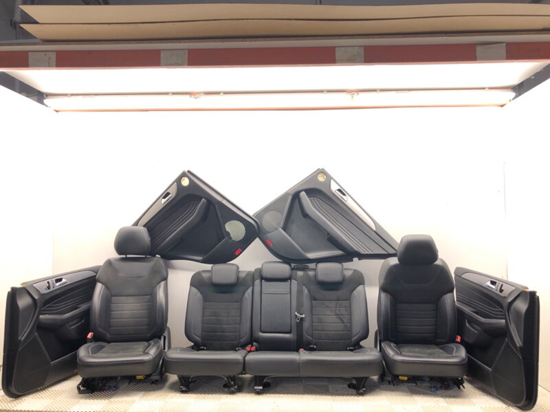 Sedadlá lavica / sedačka tapacíry sada Mercedes-benz Class M (W166) 2011 - 2015