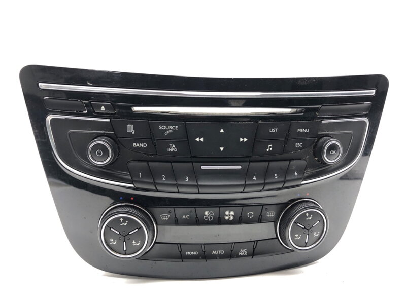 Panel ovládania ventilácie Peugeot 508 I (8D_) 2010 - 2018