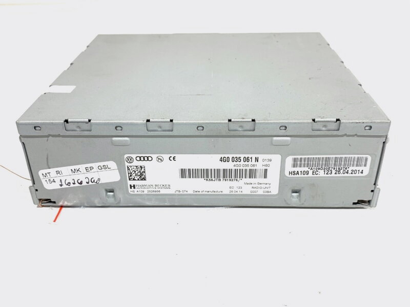 Tuner rádia Audi A4 B8 (8K2) 2007 - 2015 4G0035061M