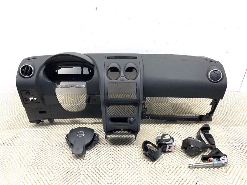 Palubná doska / kokpit vankúše pásy sada Nissan Qashqai / Qashqai + 2 I (J10, NJ10, JJ10E) 2006 - 2014