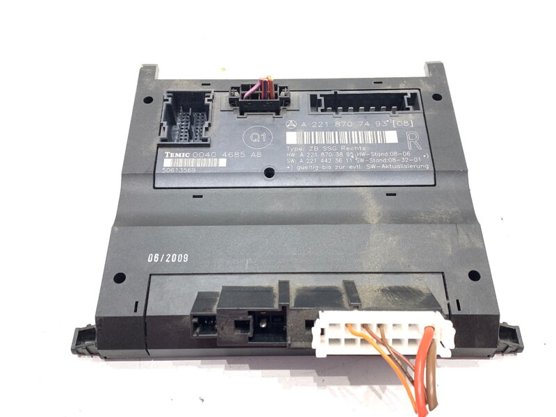 Modul sedadla pravého Mercedes-benz Class S (W221) 2005 - 2013 A2218707493